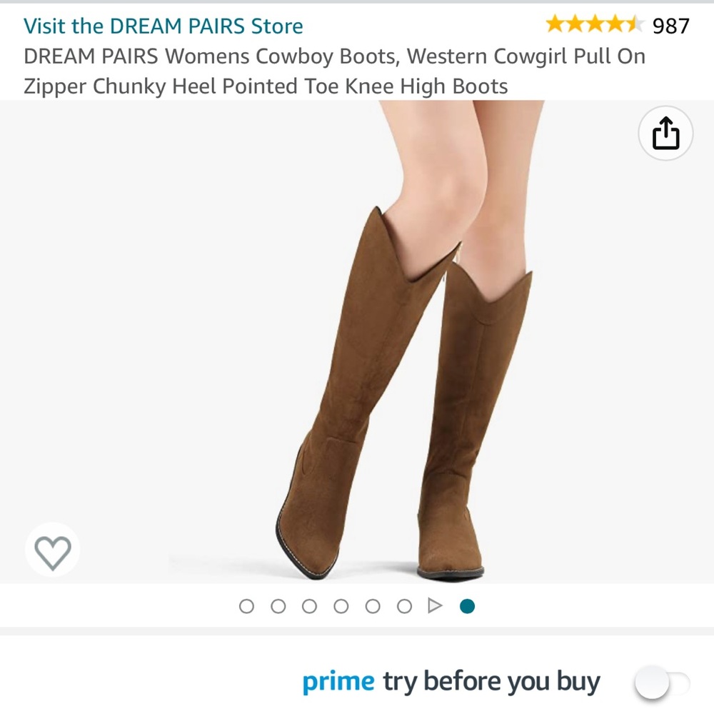 Brown cowboy boots, brand new!